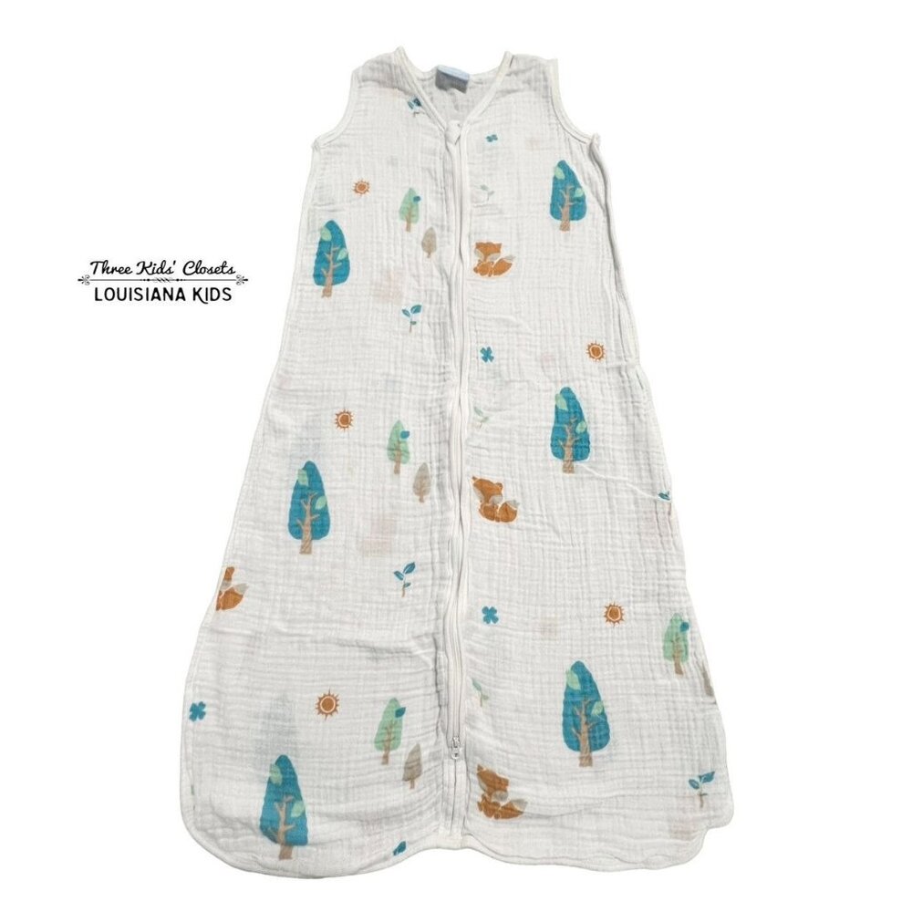 1st Laugh L (18m-3T) Woodland Fox Muslin Sleepsack